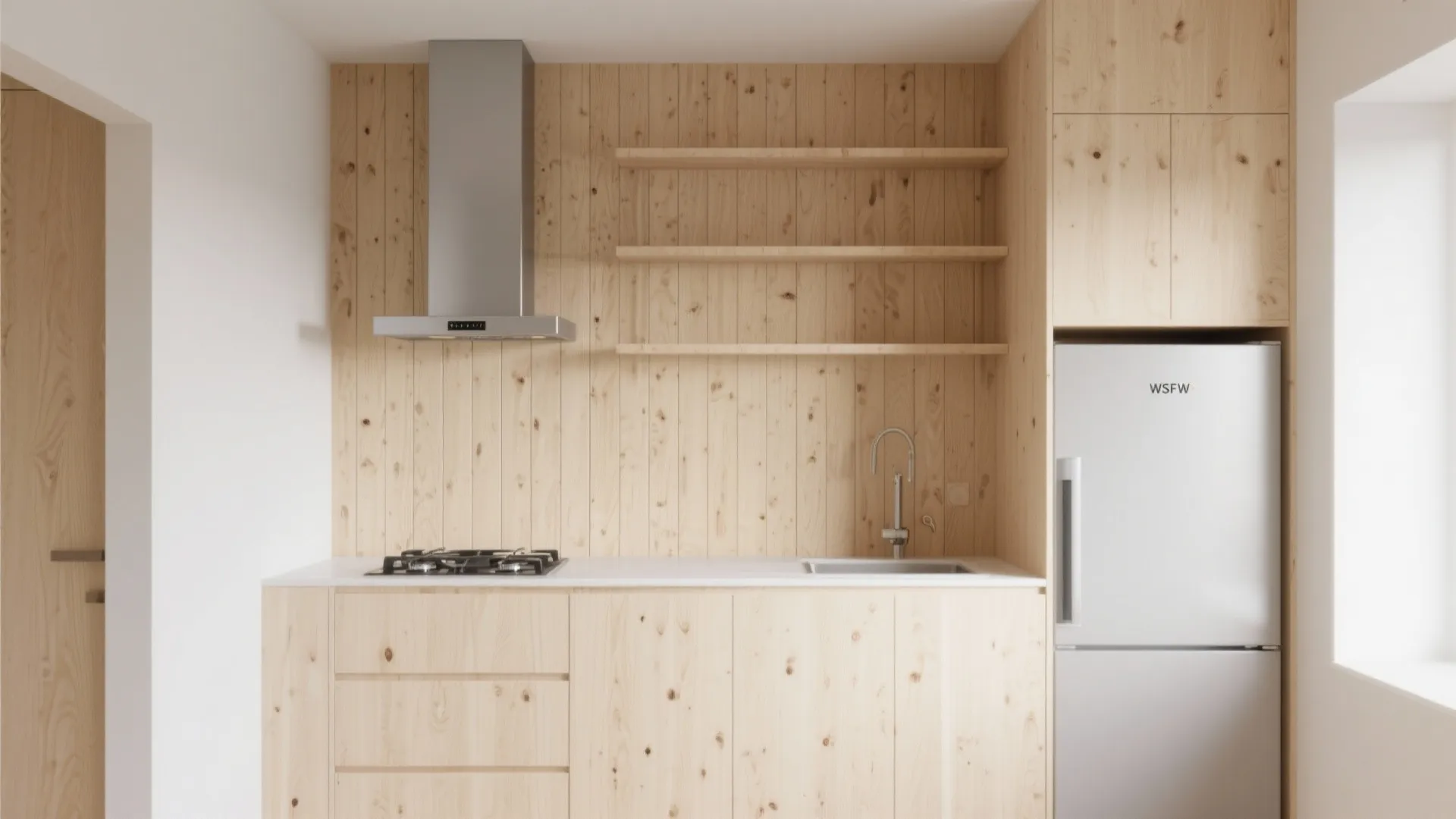 Vertical tongue-and-groove for height and rhythm