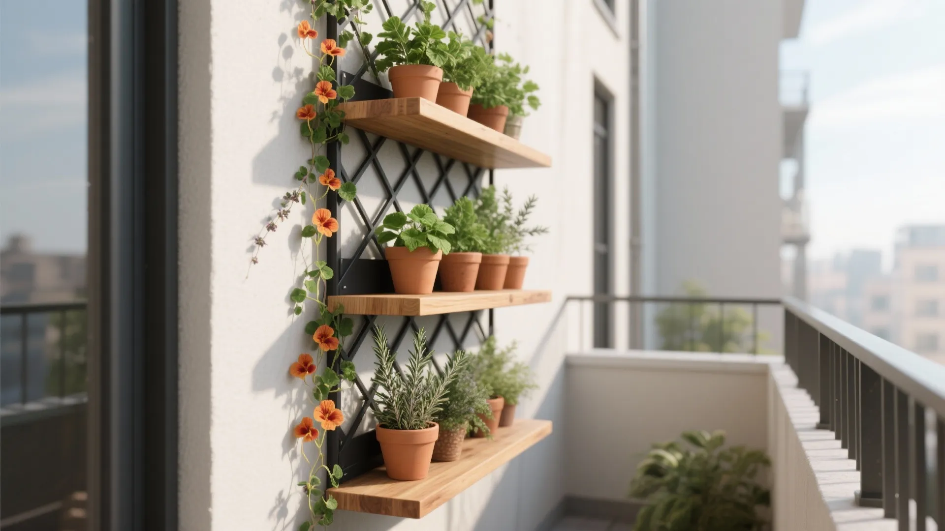 Vertical tiers and trellis systems