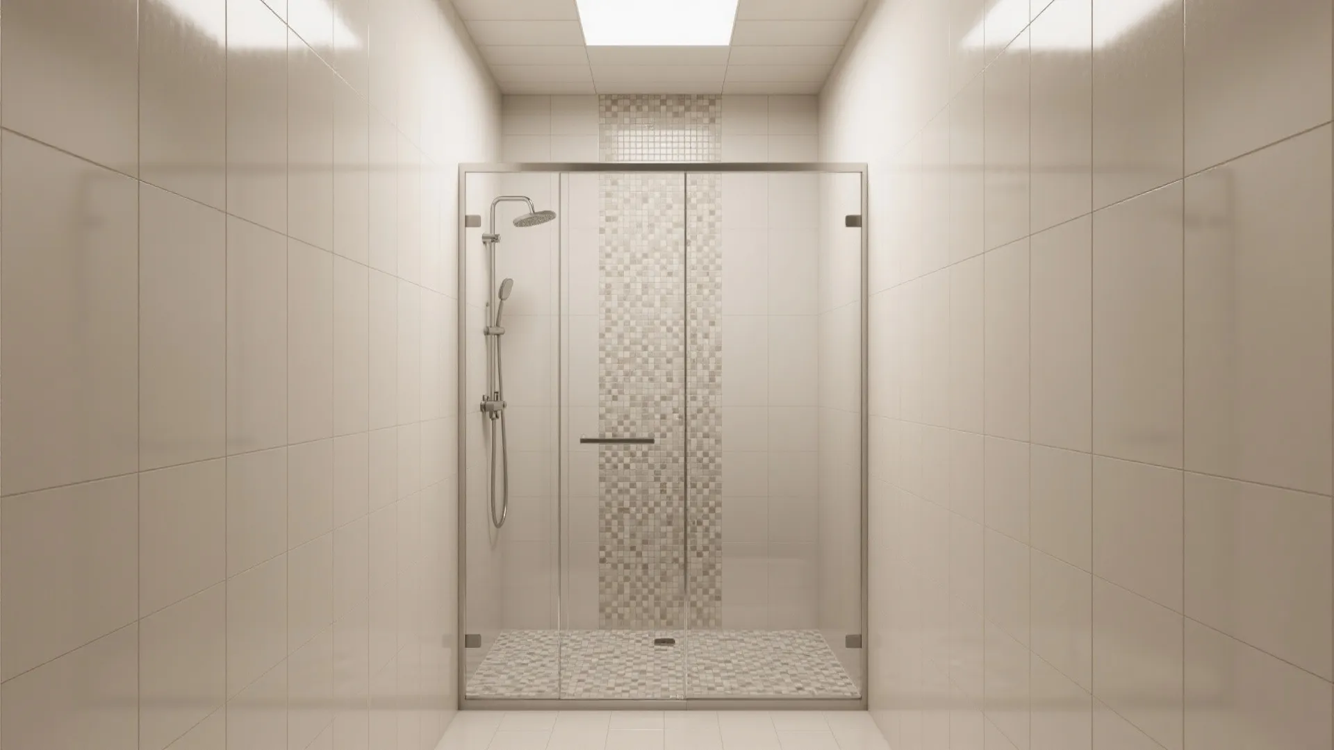 Ceiling-Height Tiling and Vertical Patterns to Lift the Room