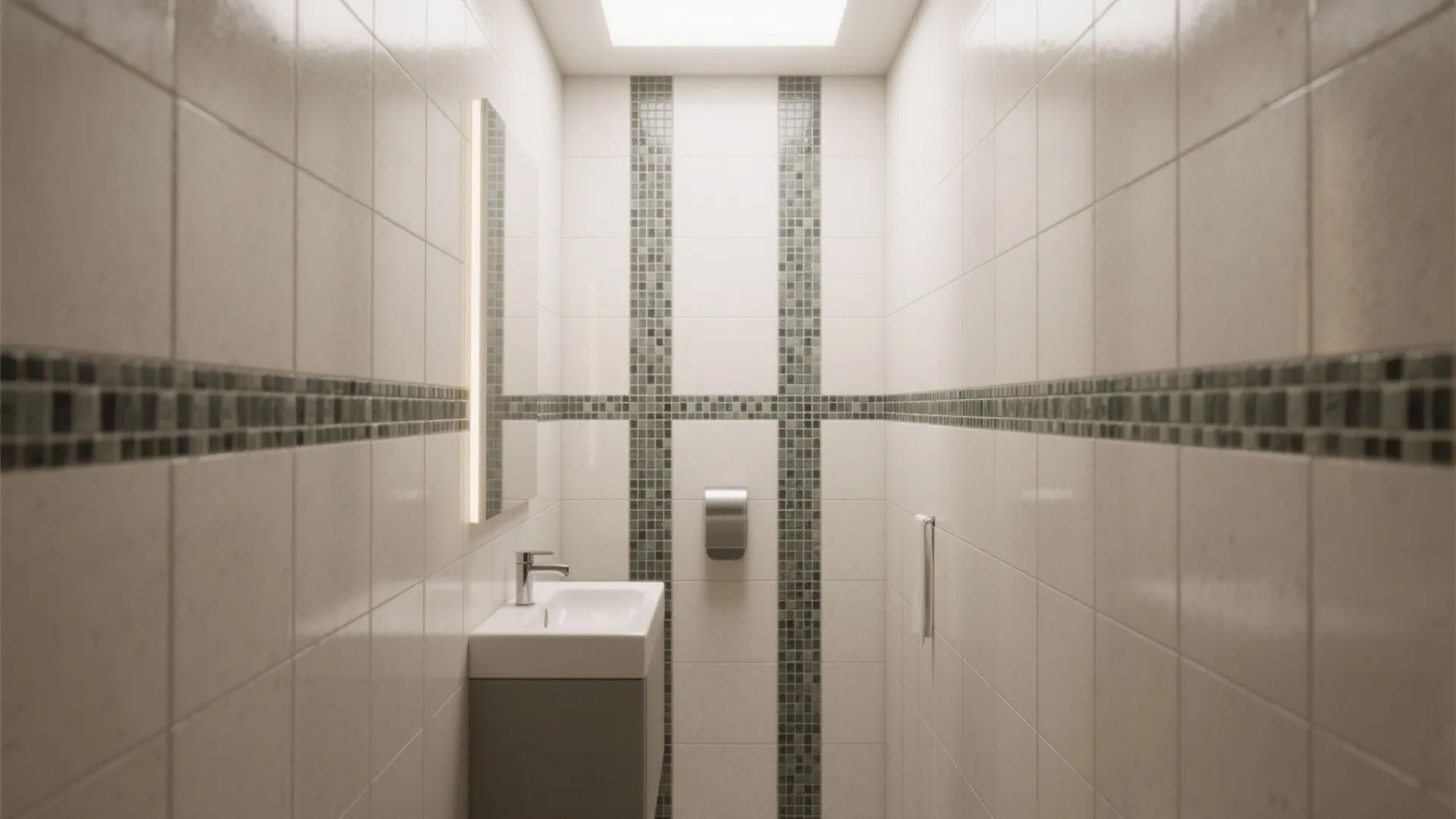 2. Vertical Tile Strips for Height