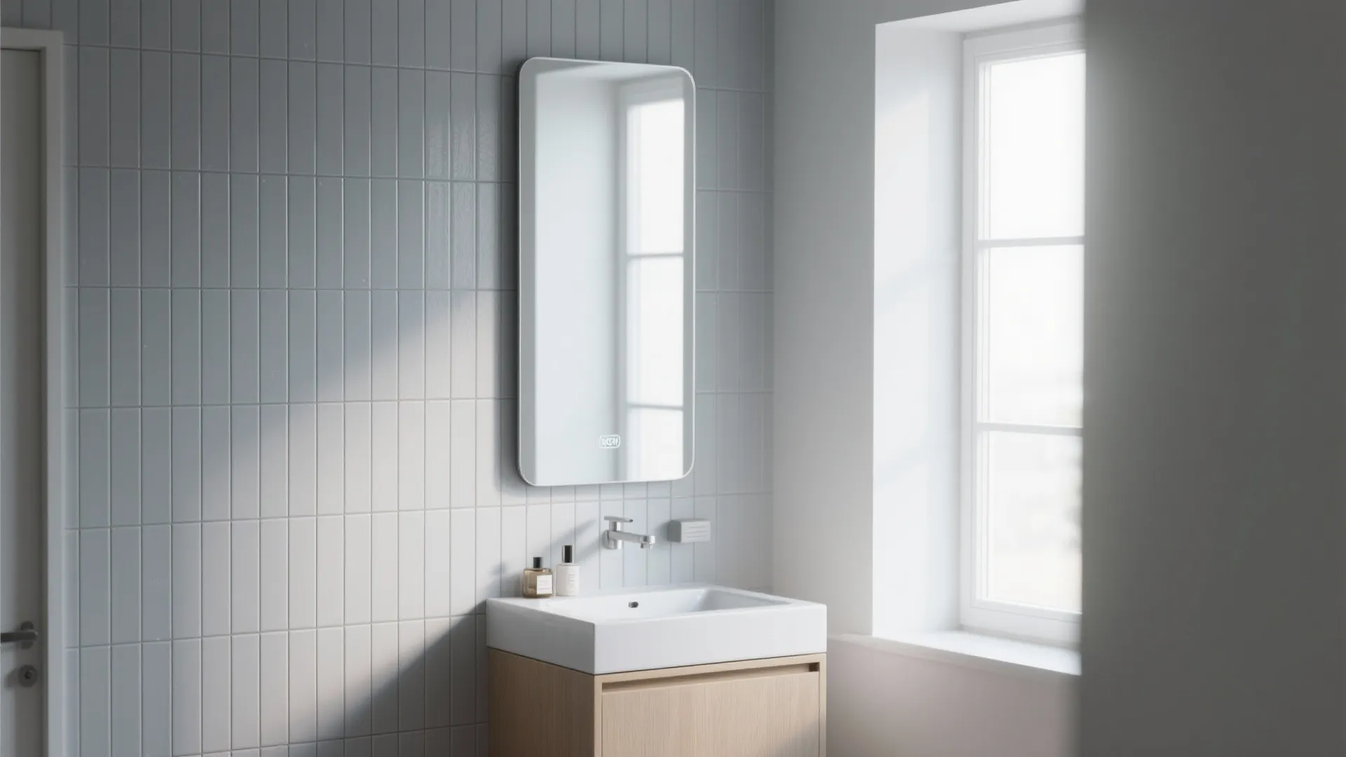 2. Vertical tiles to push the ceiling up