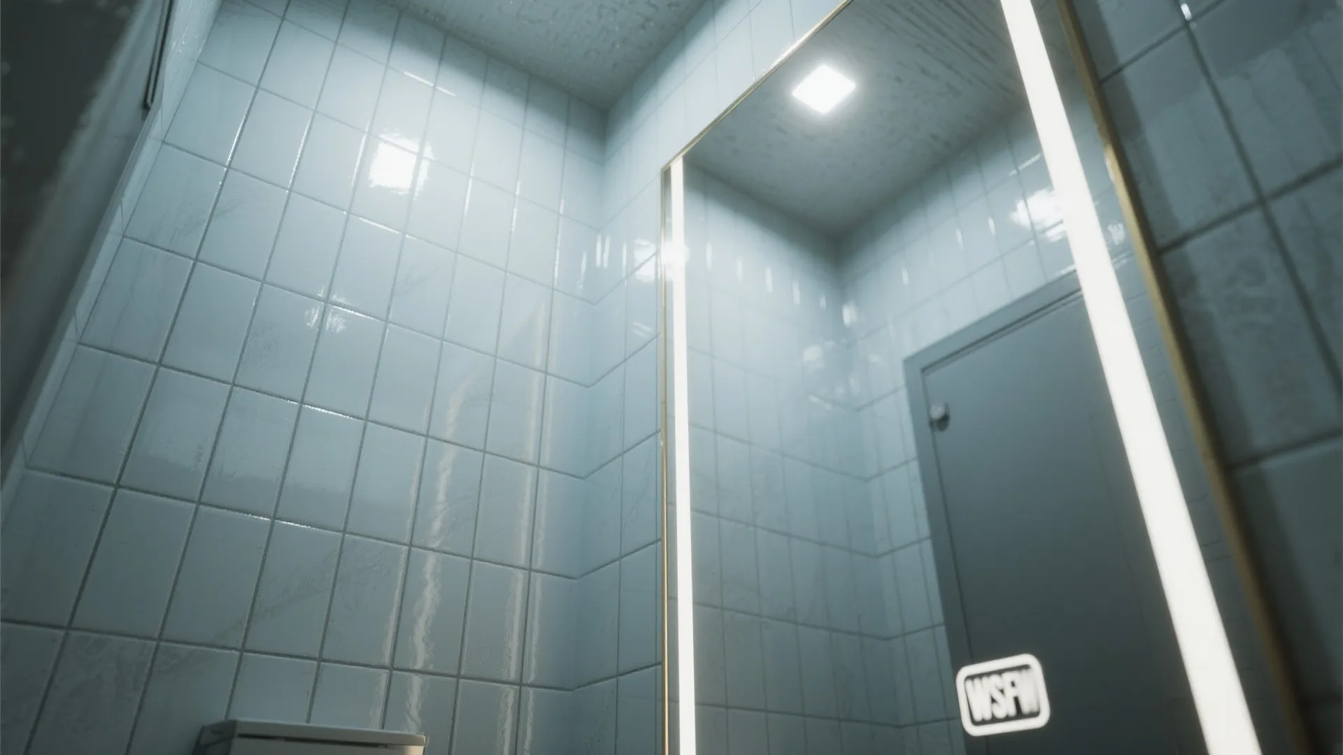 3. Vertical tile and reflective finishes