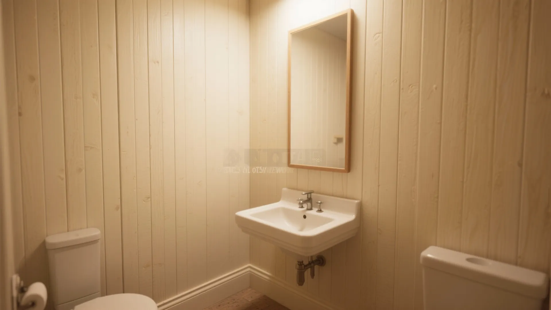 1. Vertical Tongue-and-Groove Painted Panels