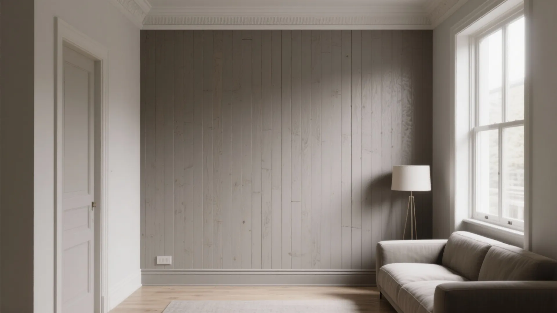 2. Vertical Tongue-and-Groove to Add Height