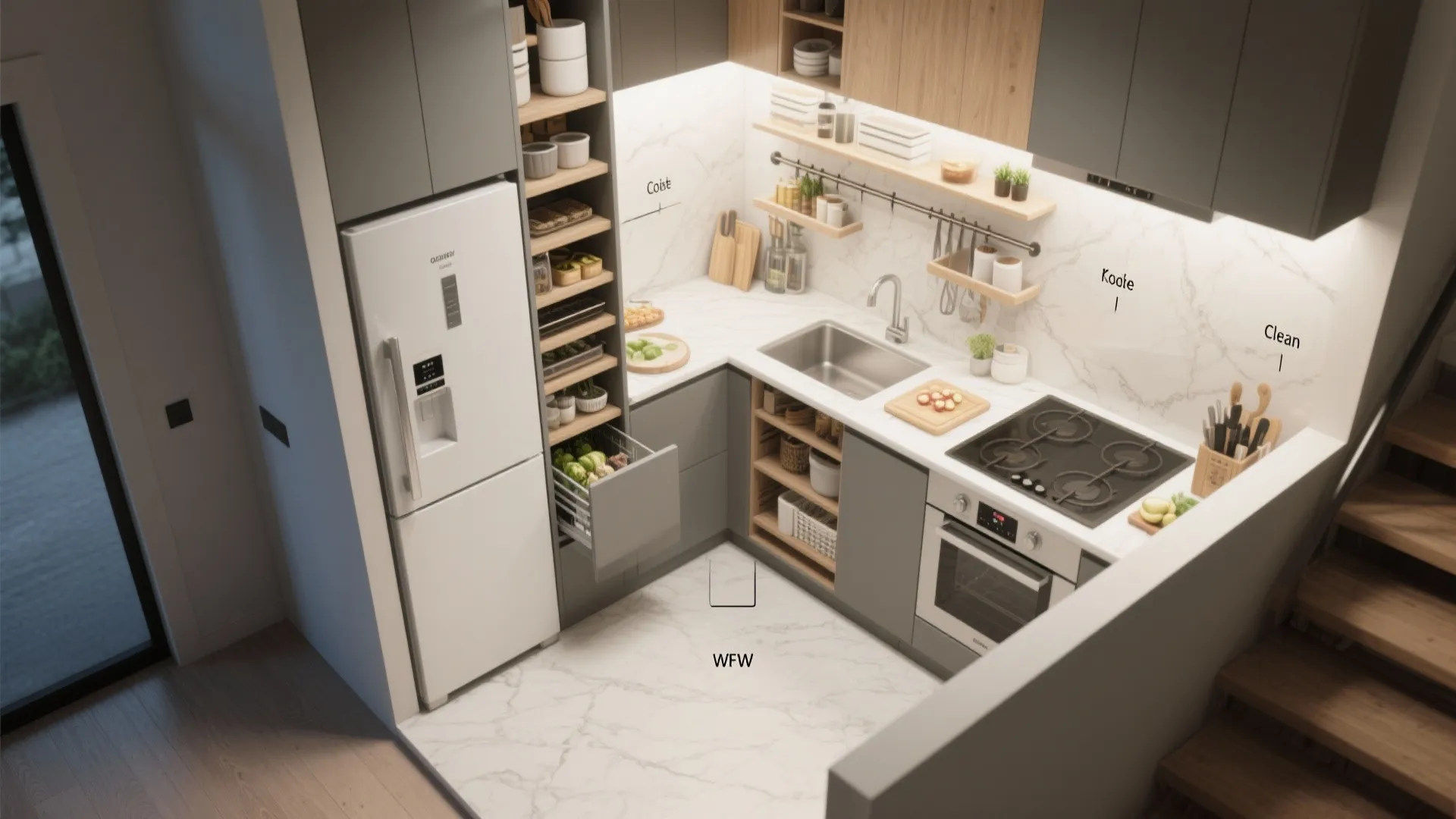 Vertical Storage and Smart Zones