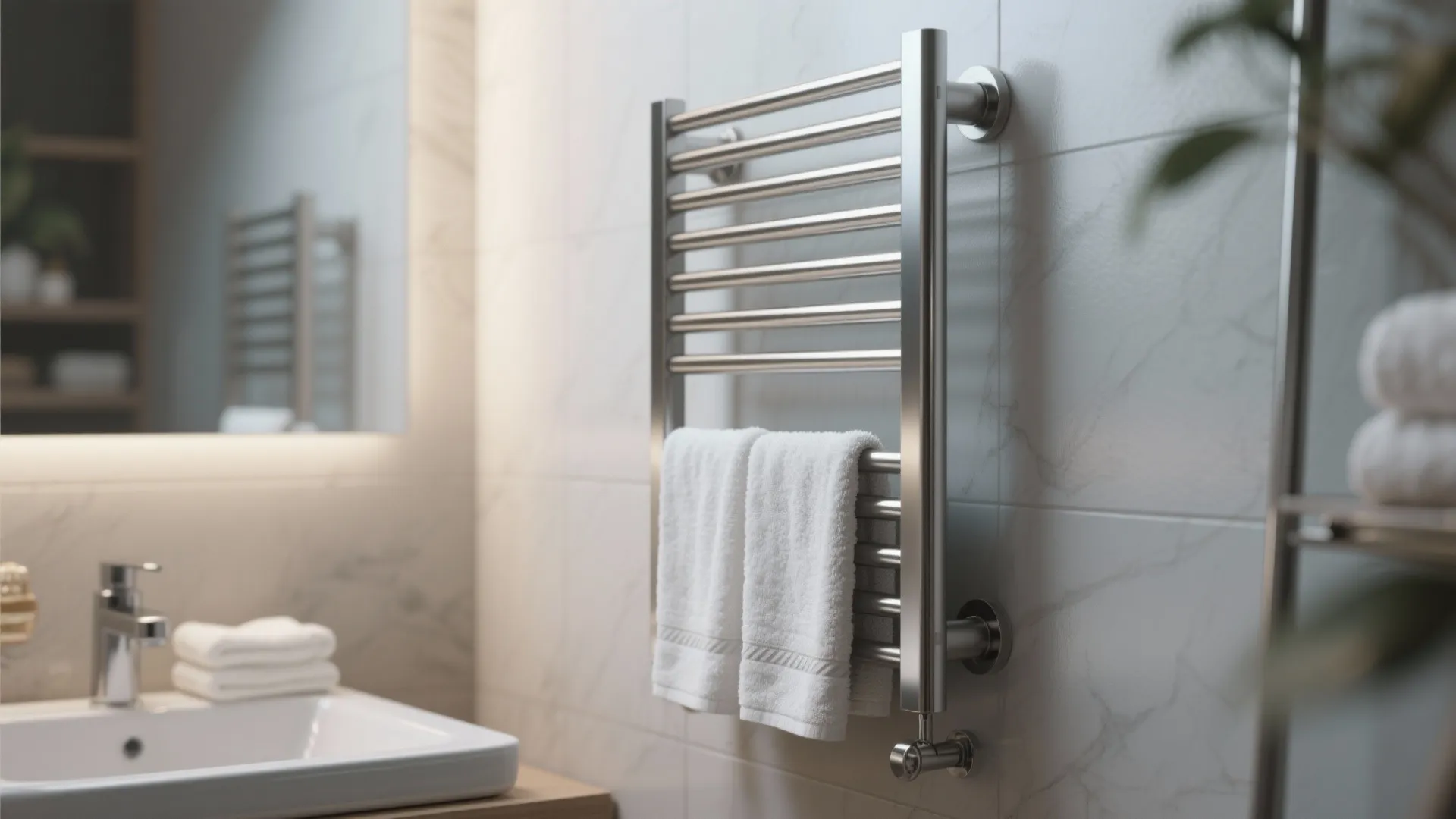7. Vertical Towel Warmers