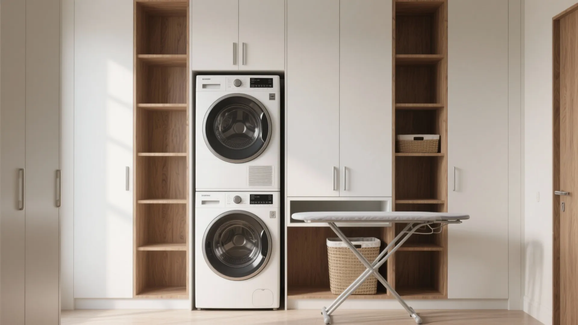 Built-in Vertical Storage Towers