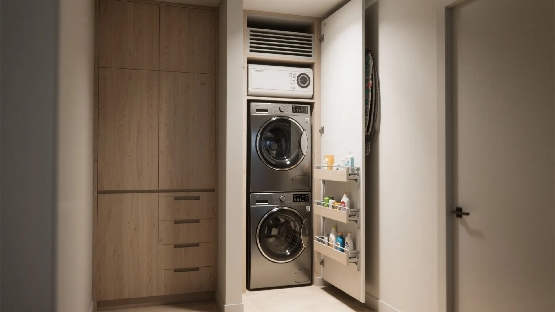 Vertical Laundry Tower