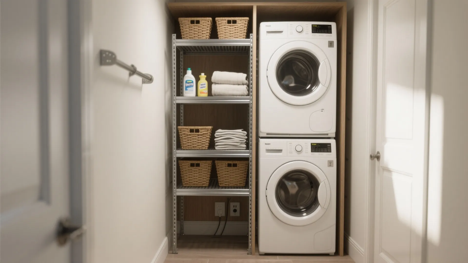 Small Narrow Laundry Room Ideas: 5 Smart Solutions: Clever, space-saving ideas I use in narrow laundry rooms to make them feel roomy, efficient, and even a little fun.