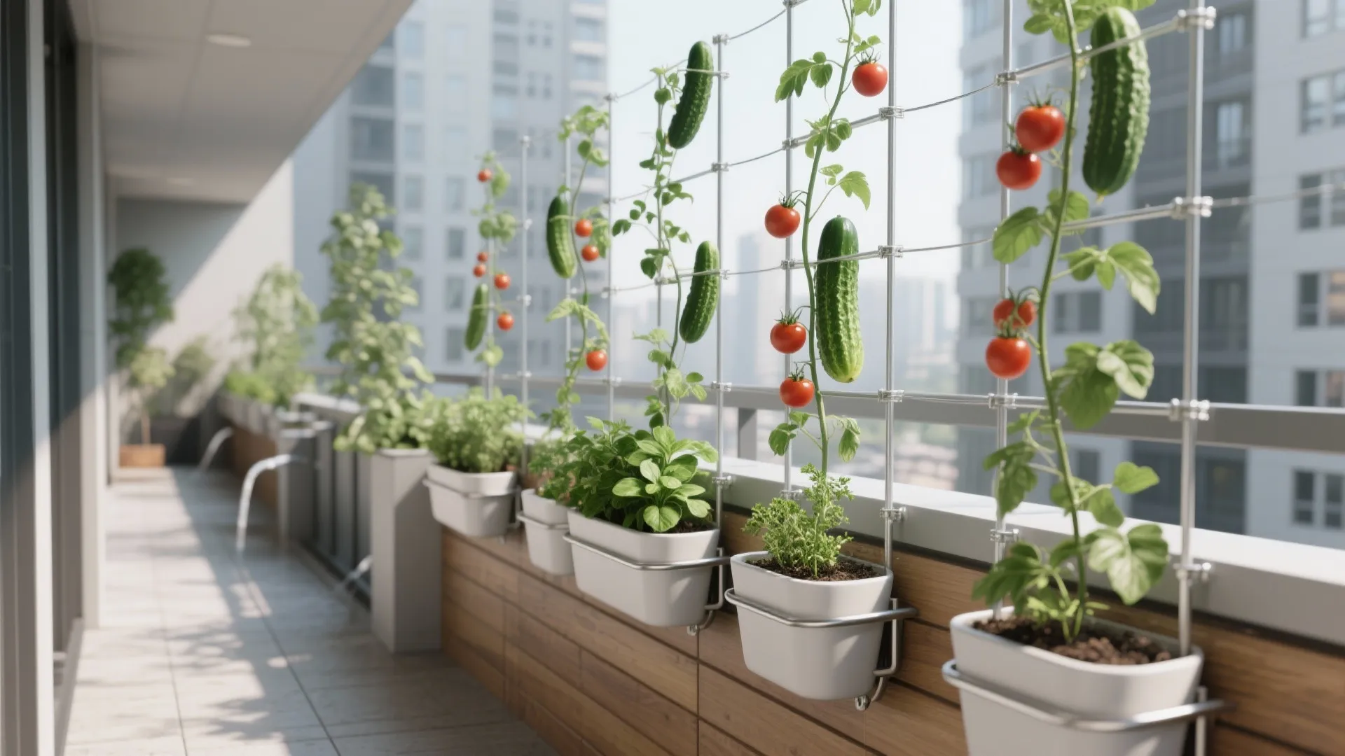 [Section: 灵感列表] Vertical Trellises + Wall-Mounted Planters