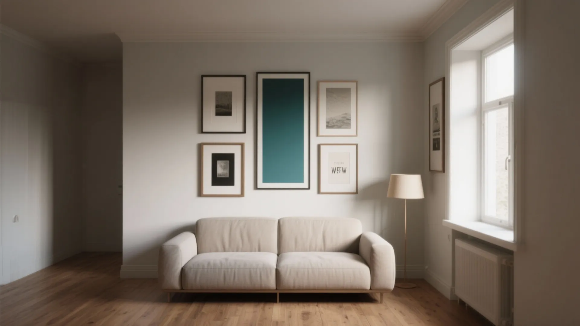 2. Vertical Triptych to Emphasize Height