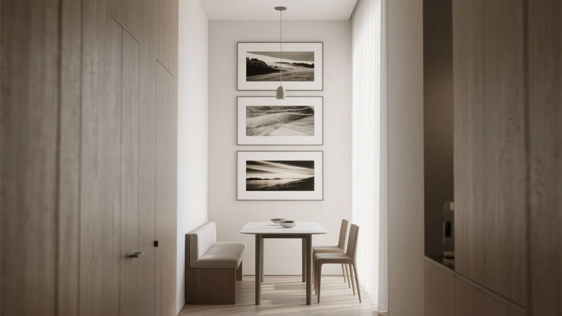 4. Vertical triptych to emphasize height