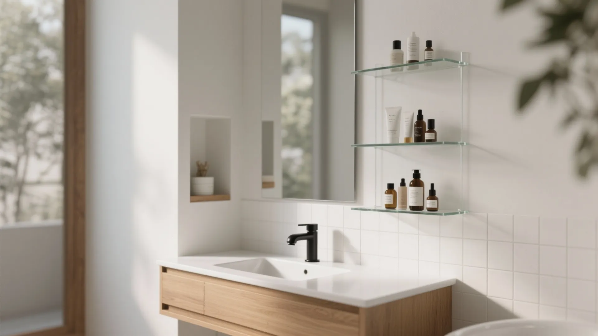 Vertical Vanity Niche Column (Between Studs)