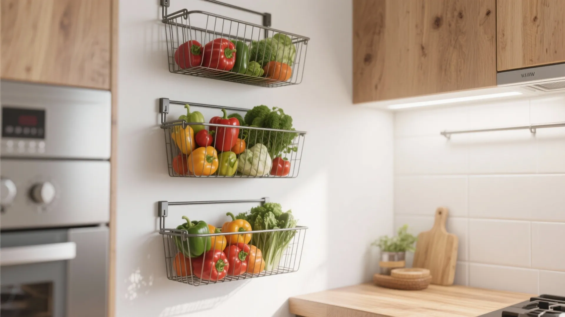 7. Vertical Veggie Storage