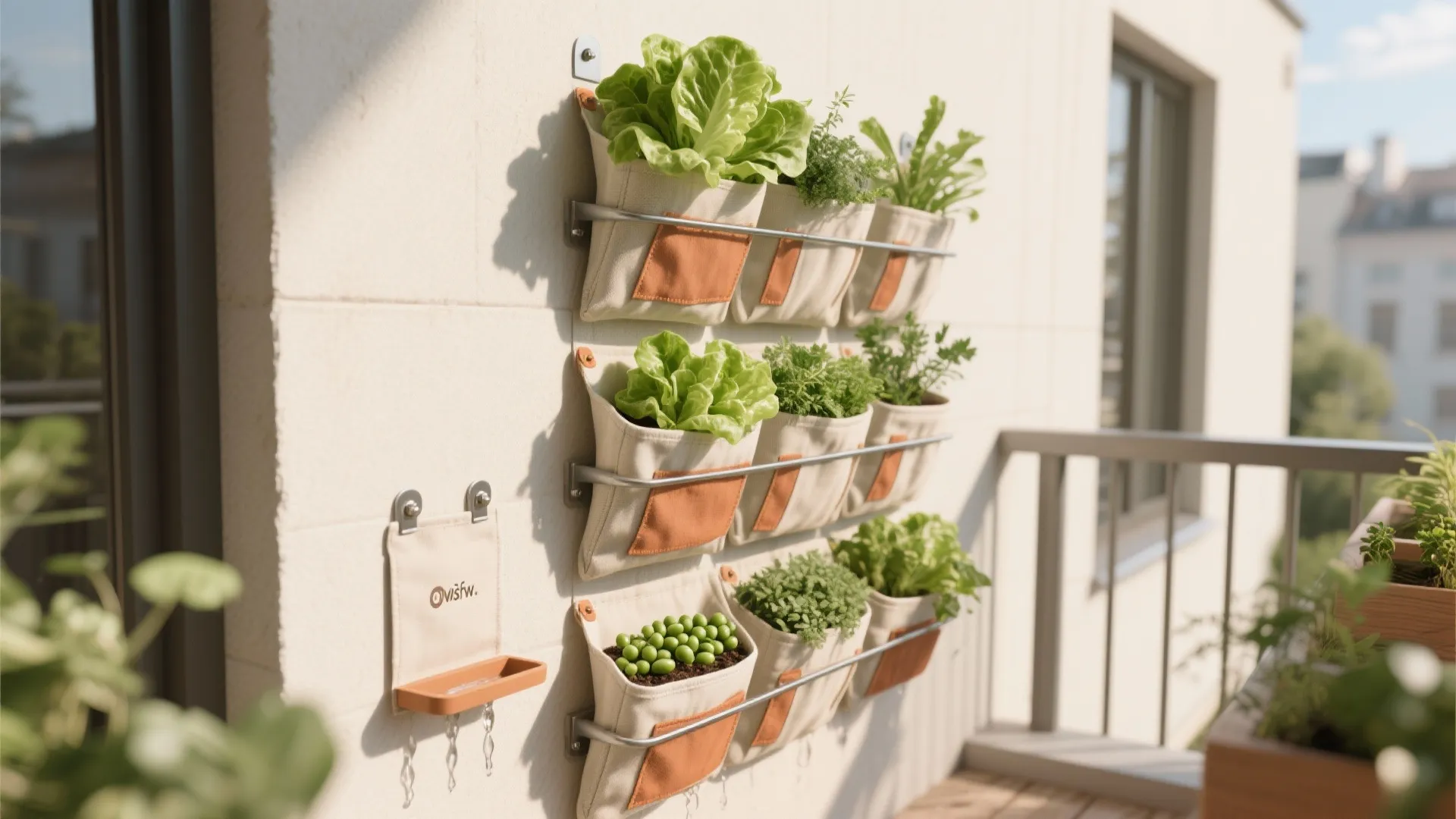 1. Vertical Wall Planters