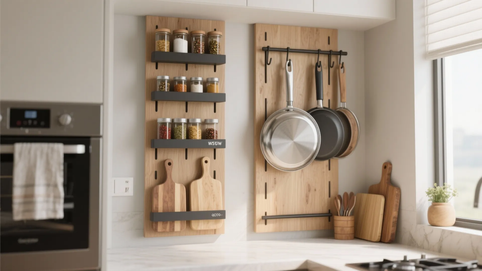 1. Vertical Wall Racks