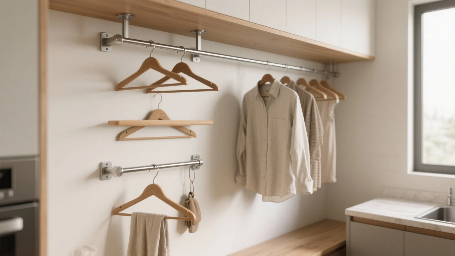 1. Vertical wall drying station