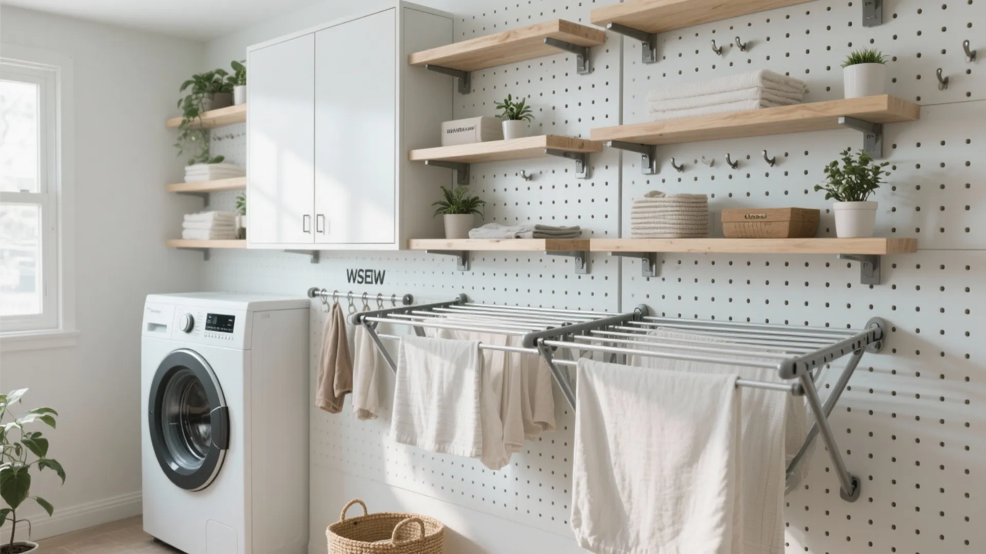 3. Use the vertical walls for everything