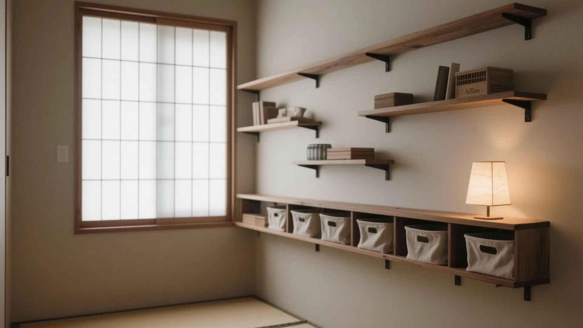 壁面を“立体収納”に変える収納技巧で床を空ける