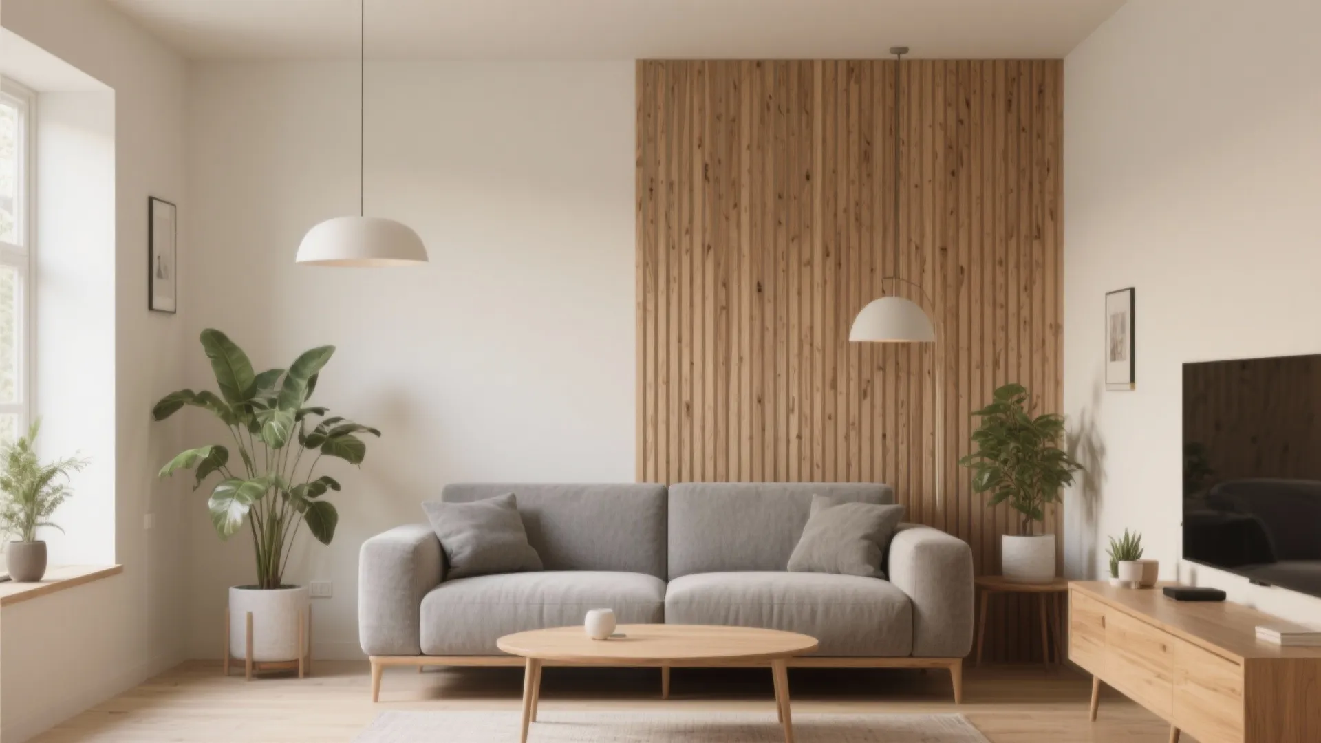 1. Minimalist Vertical Slats