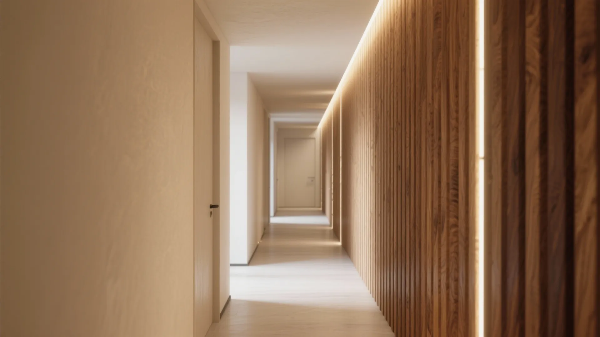 3. Vertical Wooden Slats