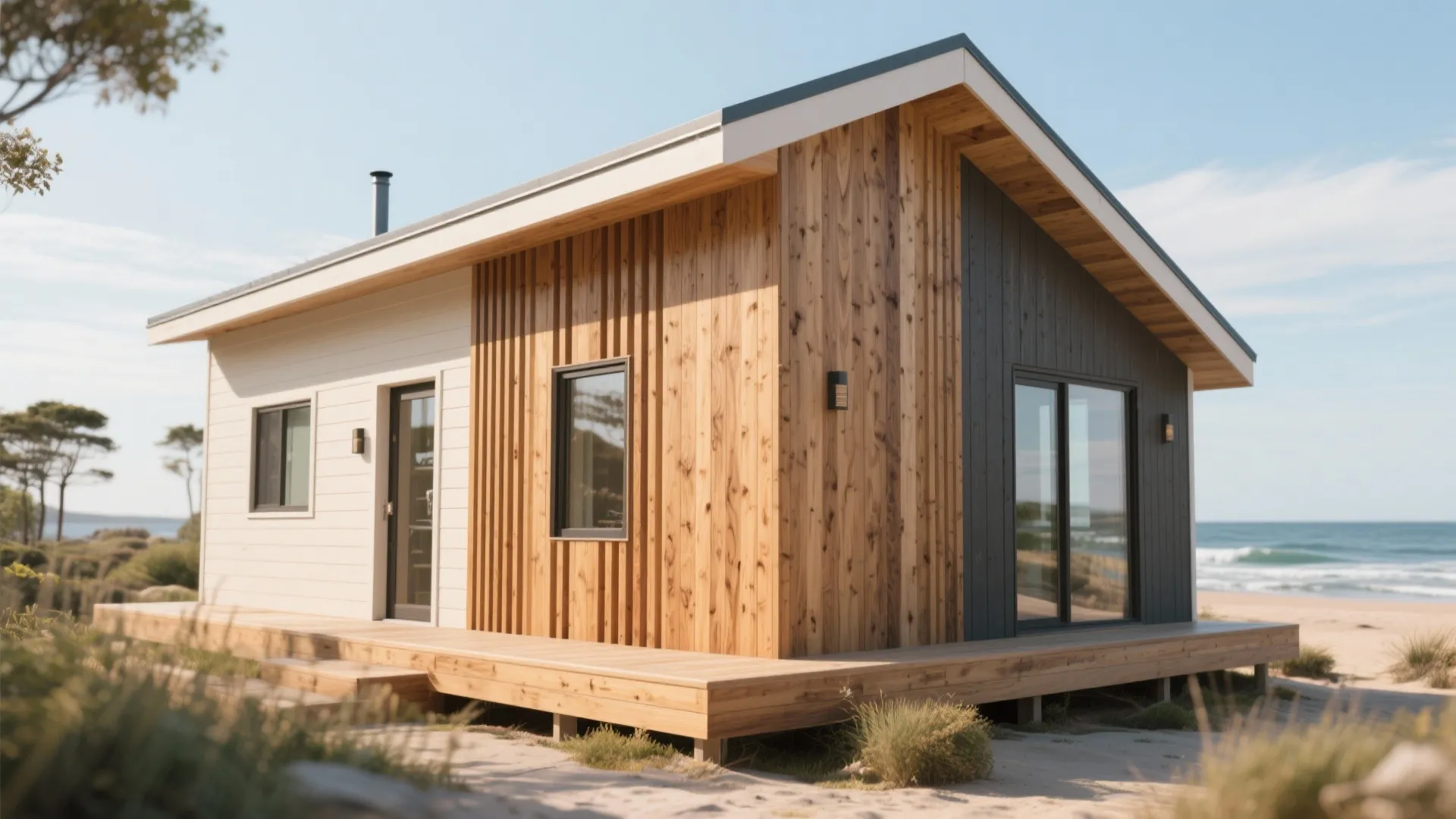 Vertical Wooden Slats