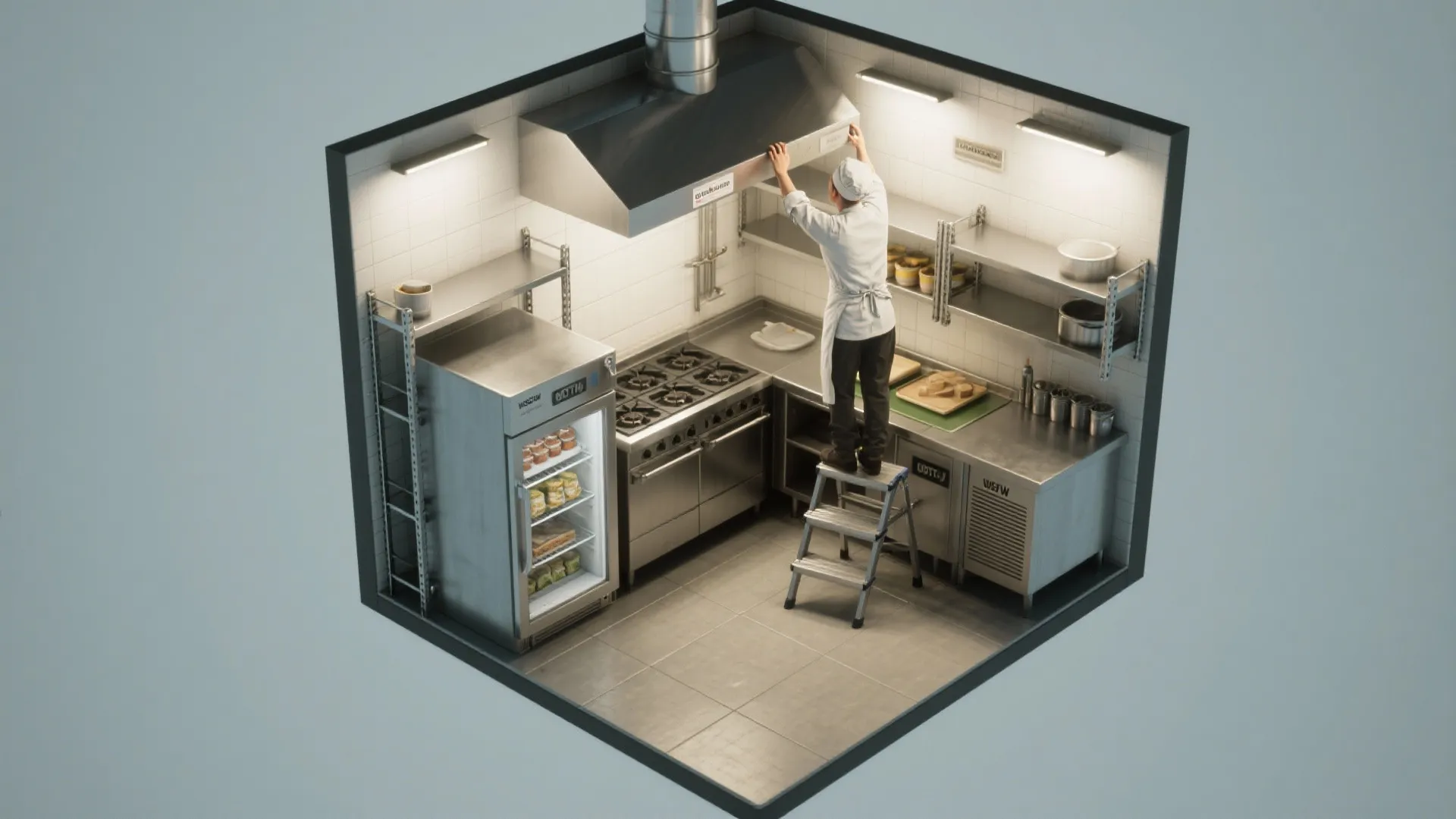 1. Work Triangle, but Make It Vertical