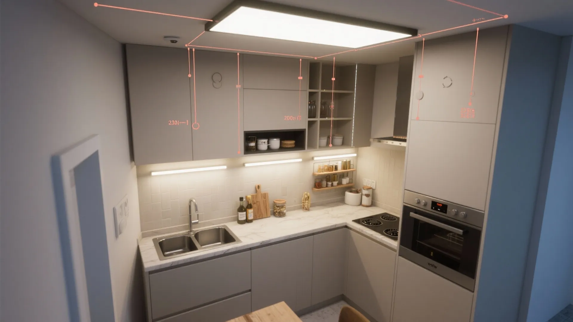 Smart Vertical Zoning and Lighting