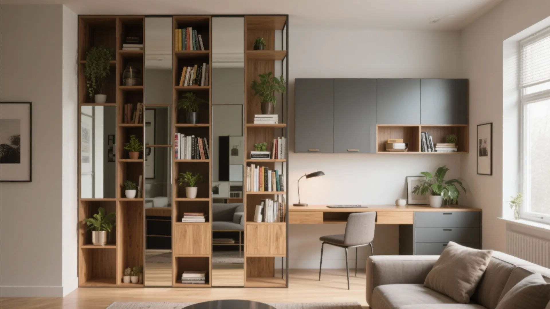 2. Use vertical zoning to separate work from rest