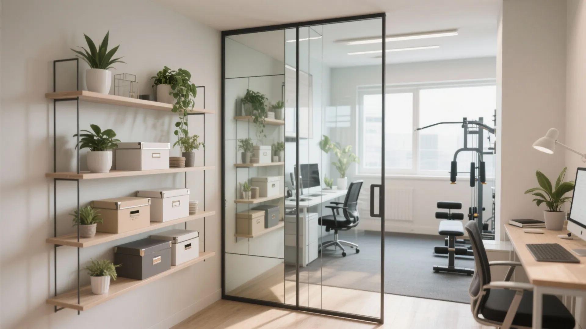 3. Vertical zoning with transparency