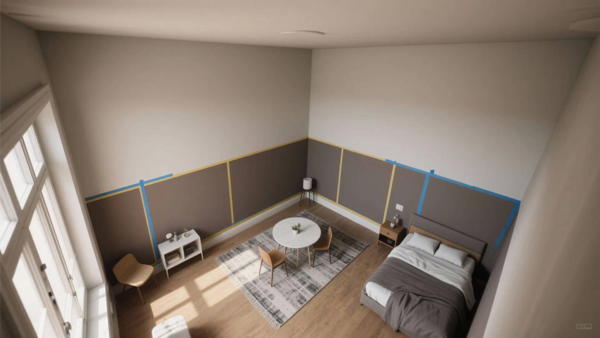 3. Vertical Color Zoning