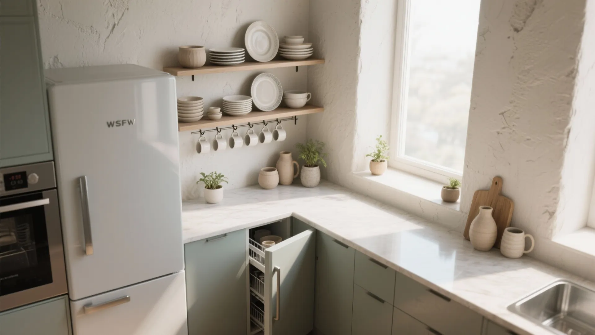 3. Vertical zoning: stack, hang, and display