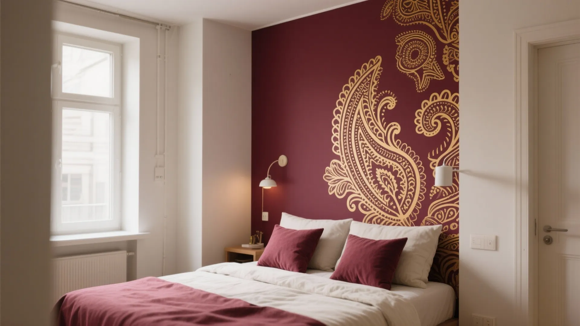 Vibrant Color Palette with Traditional Motifs