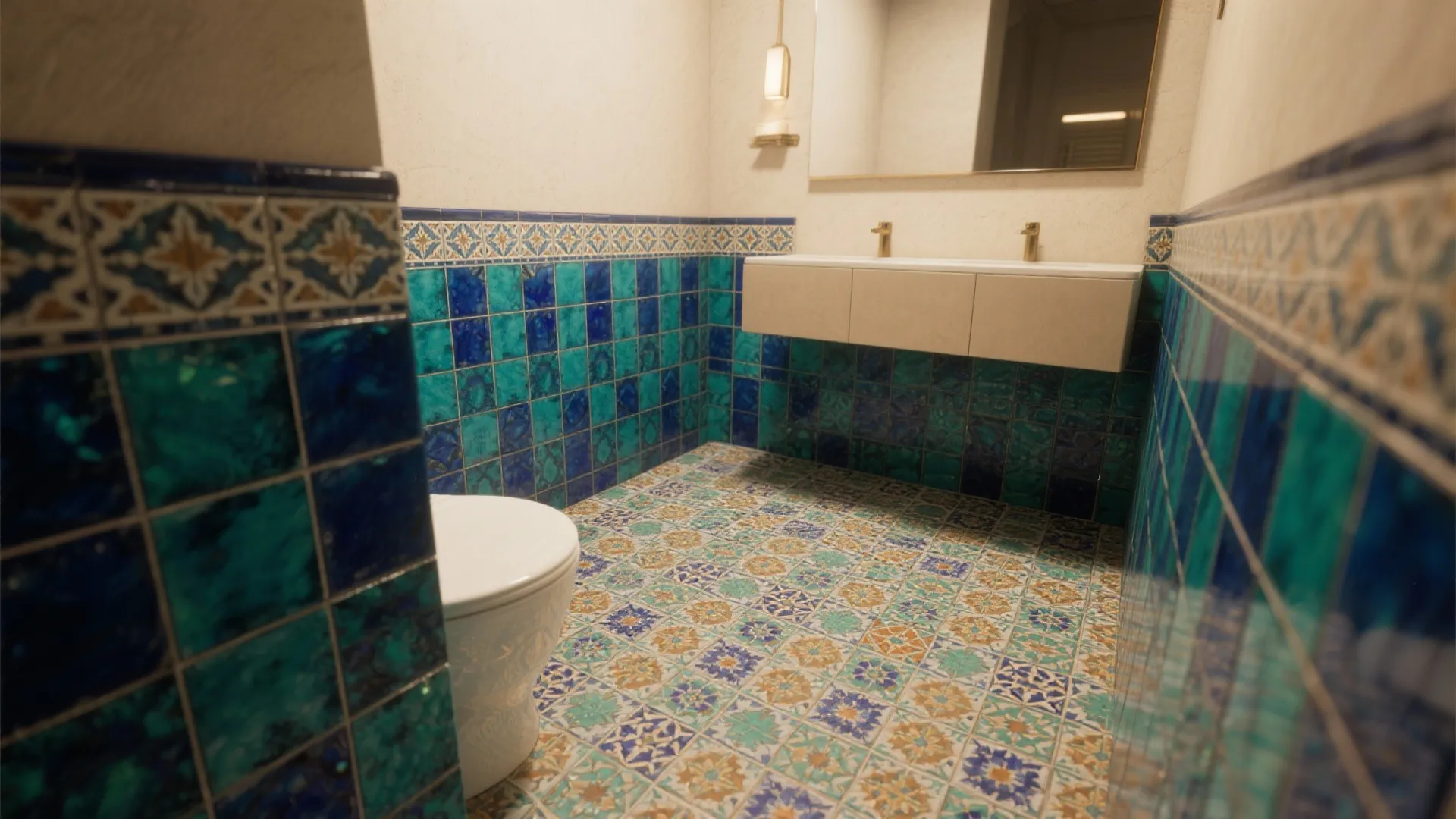 Vibrant Tile Echoes