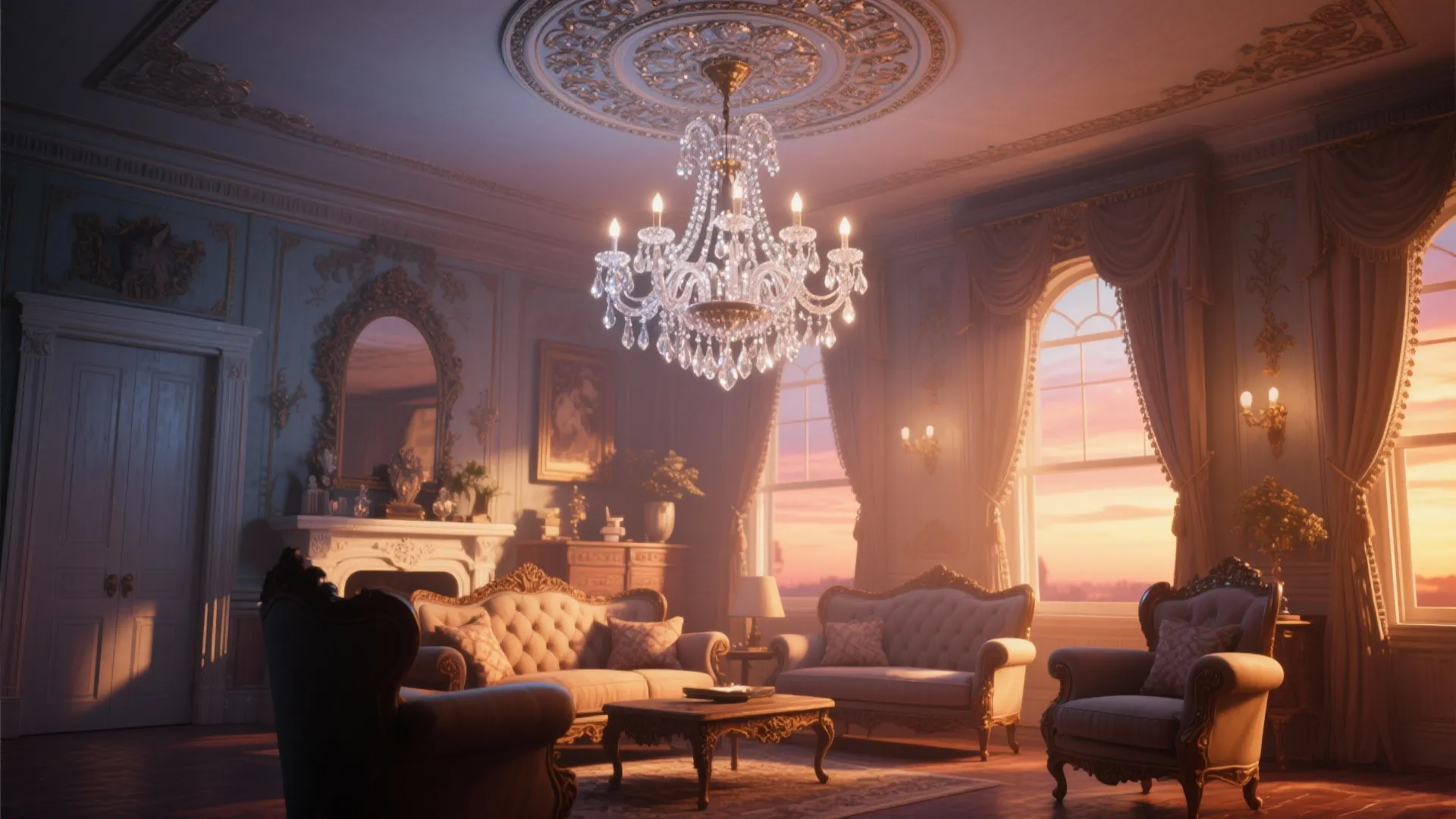 9. Statement Chandeliers