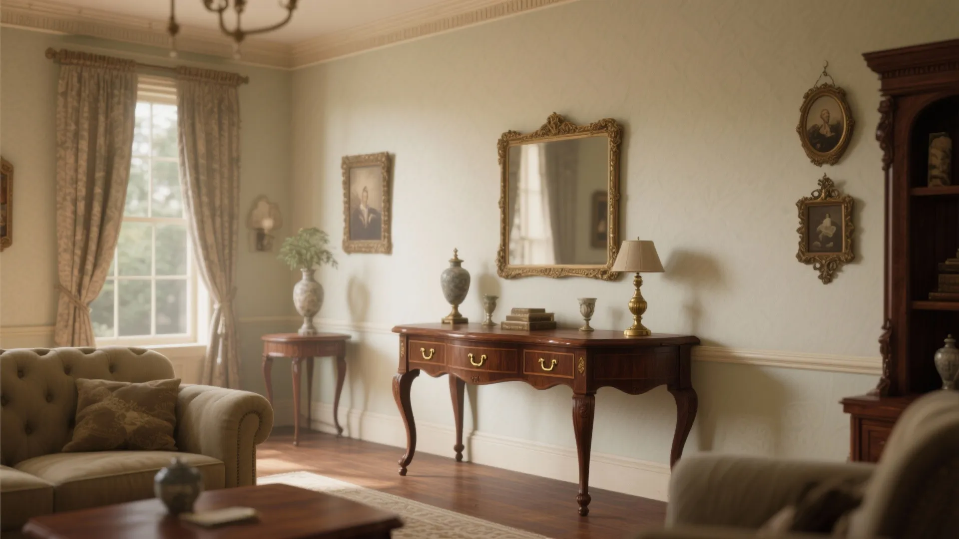 5. Dark Wood Furniture