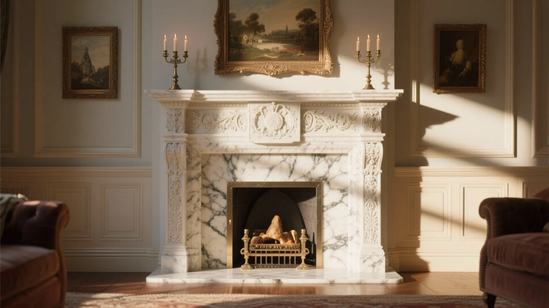 8. Victorian Fireplace Mantel