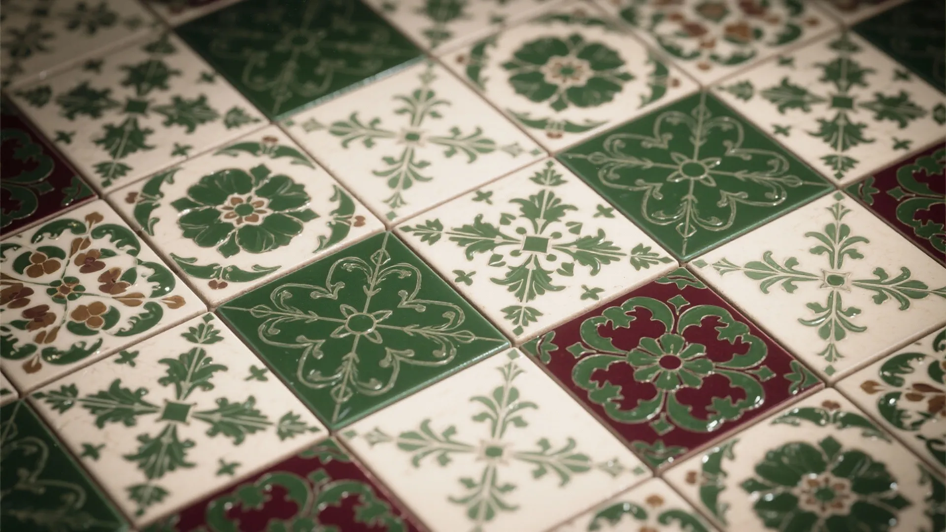 Tip 3: Rich, Patterned Tiles