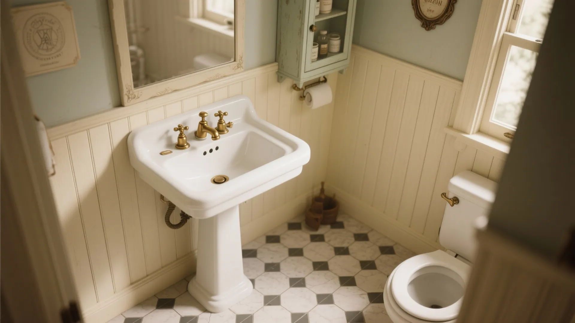 3. Opt for a Pedestal Sink