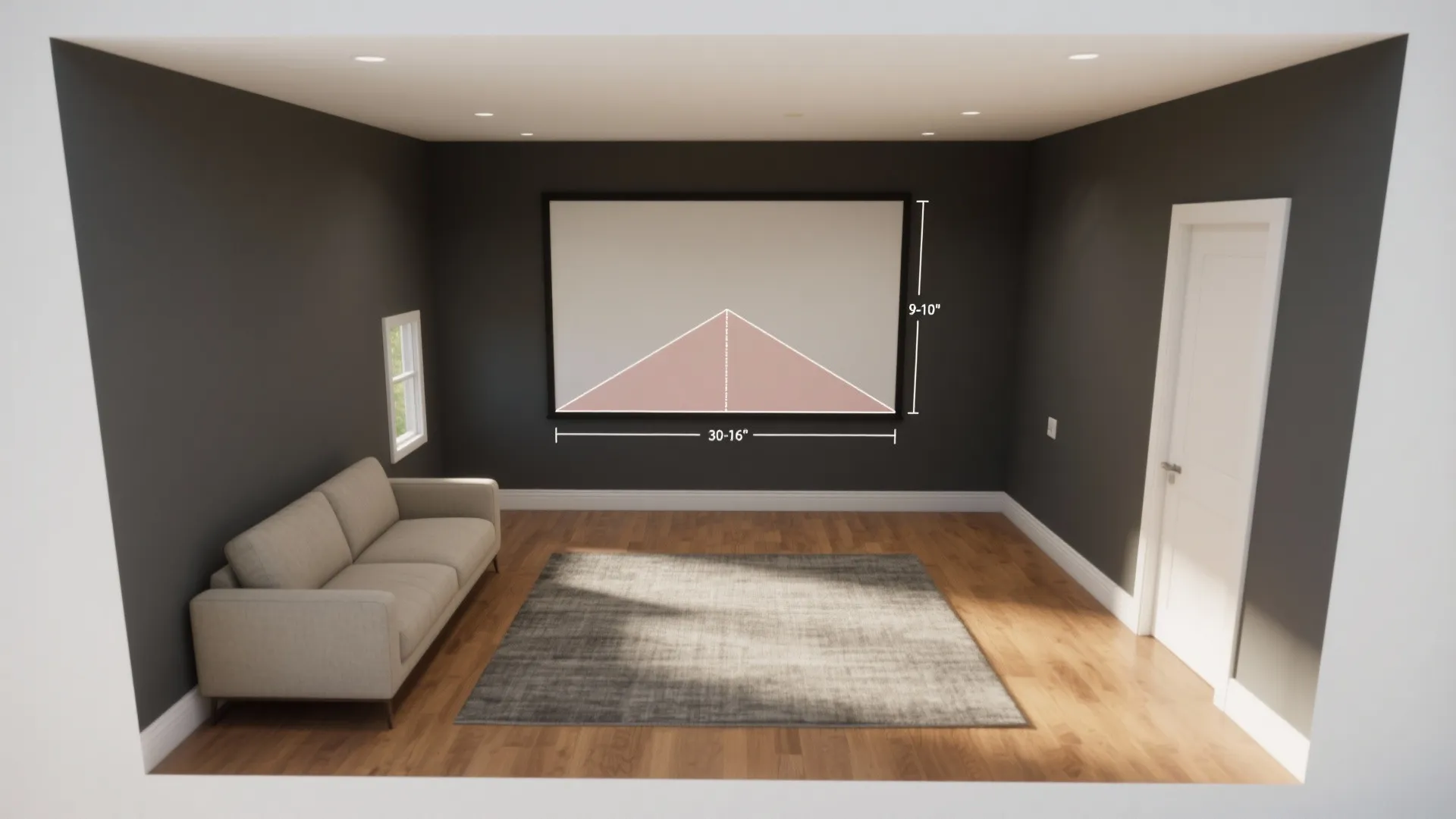 Right-Sized Screen and Proper Viewing Distance