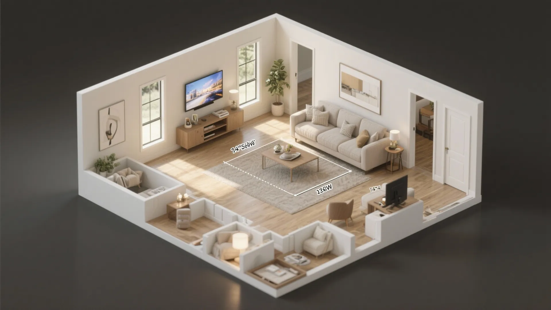 1. Calculate Based on Viewing Distance