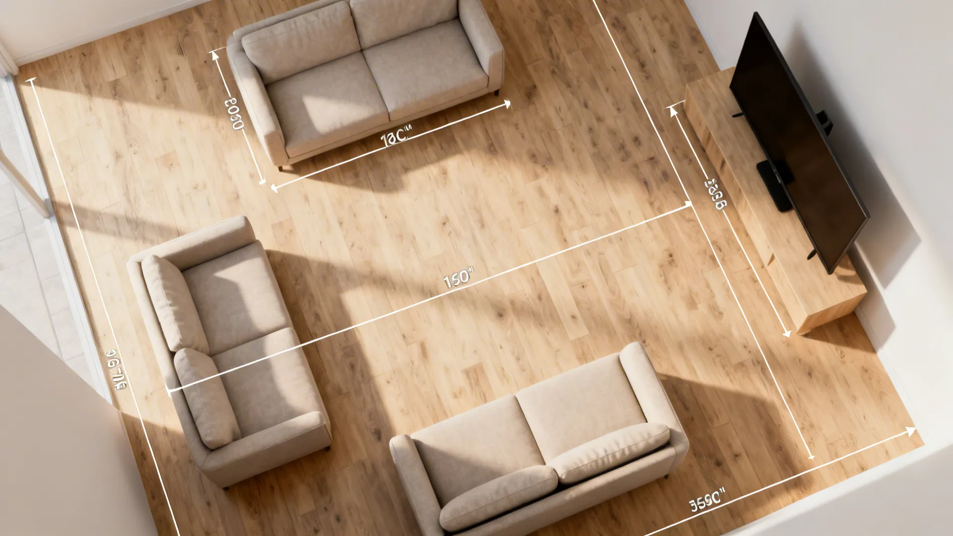 1. Measure viewing distance first