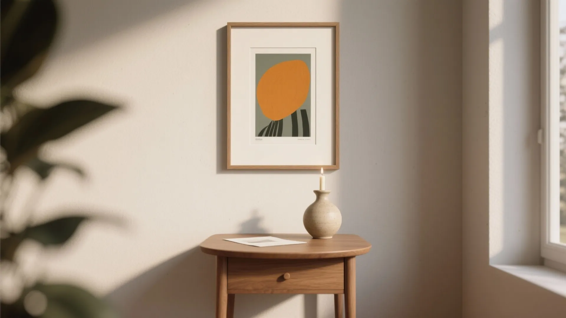 Tip 3: Curate a tiny vignette with art above