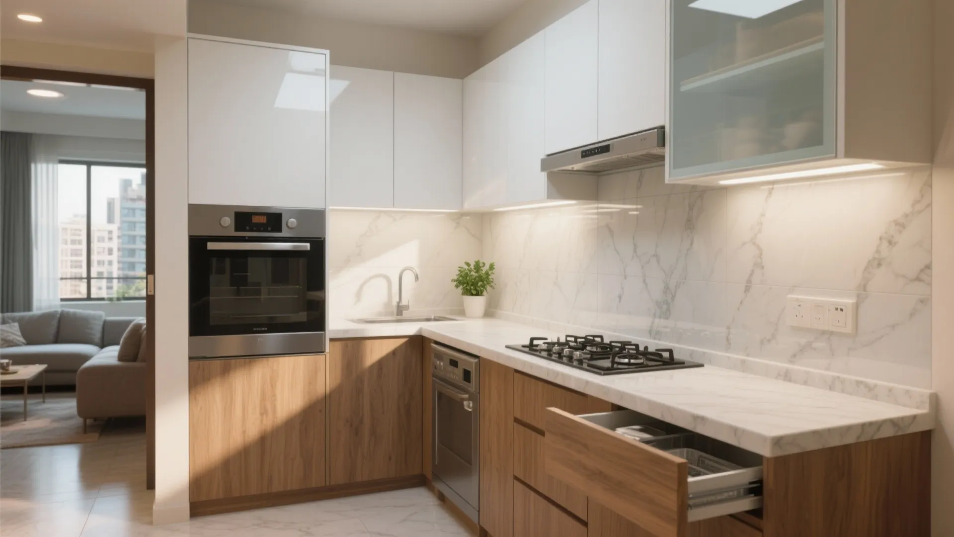 1 BHK Flat Vile Parle East: 5 Smart Kitchen Design Ideas: Small space, big ideas—my 5 data-backed kitchen design inspirations for a 1 BHK in Vile Parle East