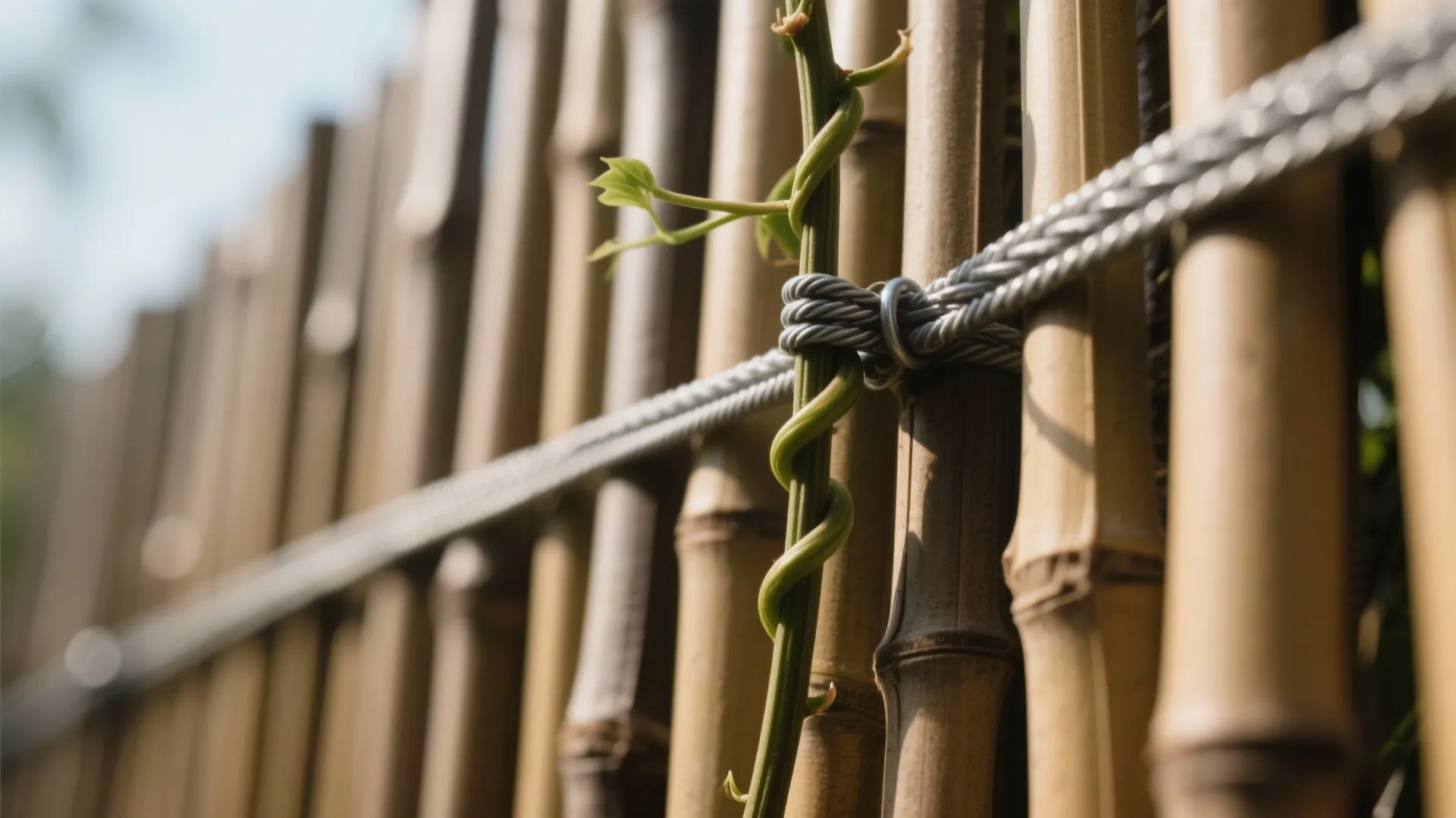 4) Privacy Screens + Climbing Vines