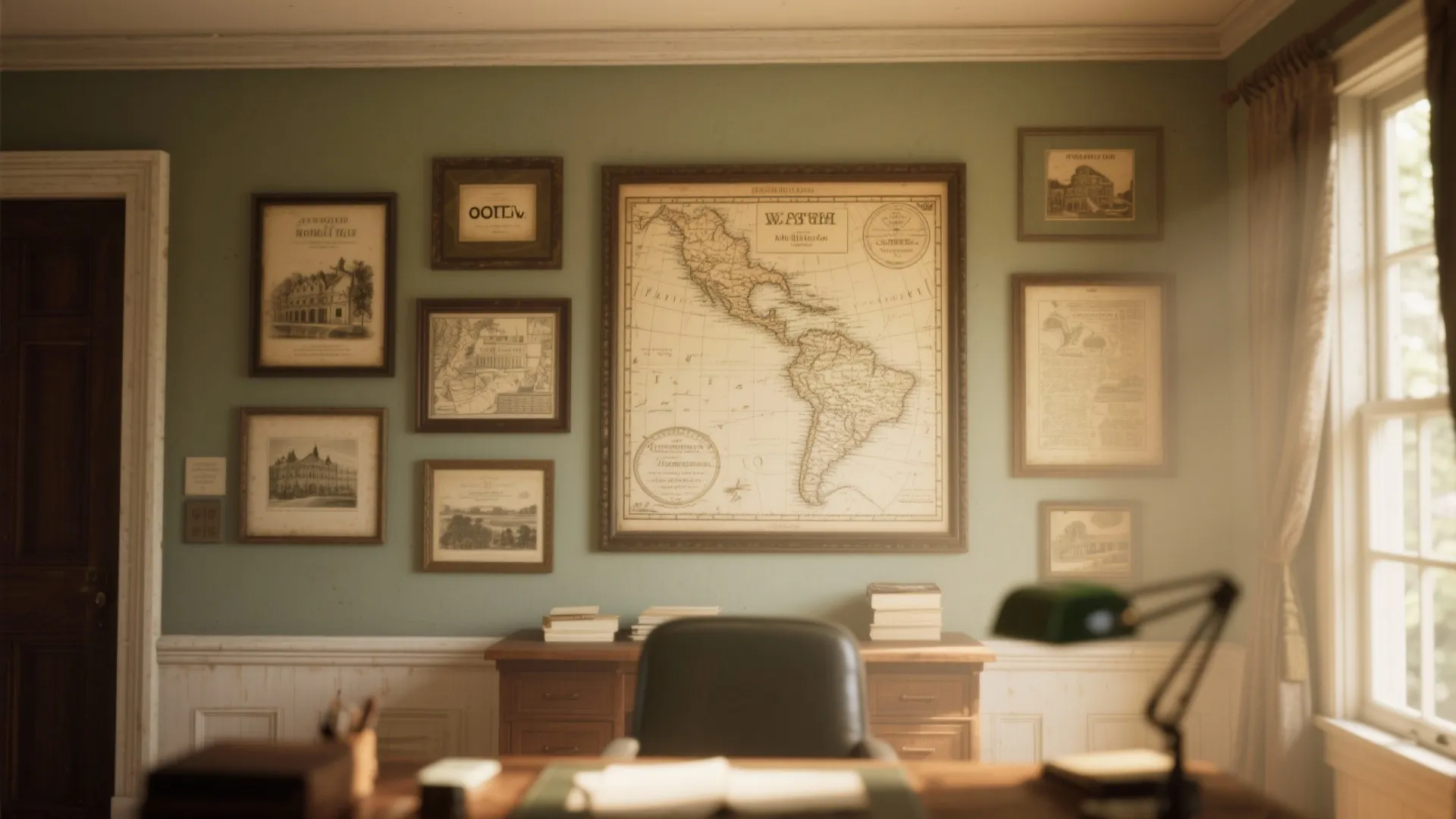 9. Vintage Art & Maps