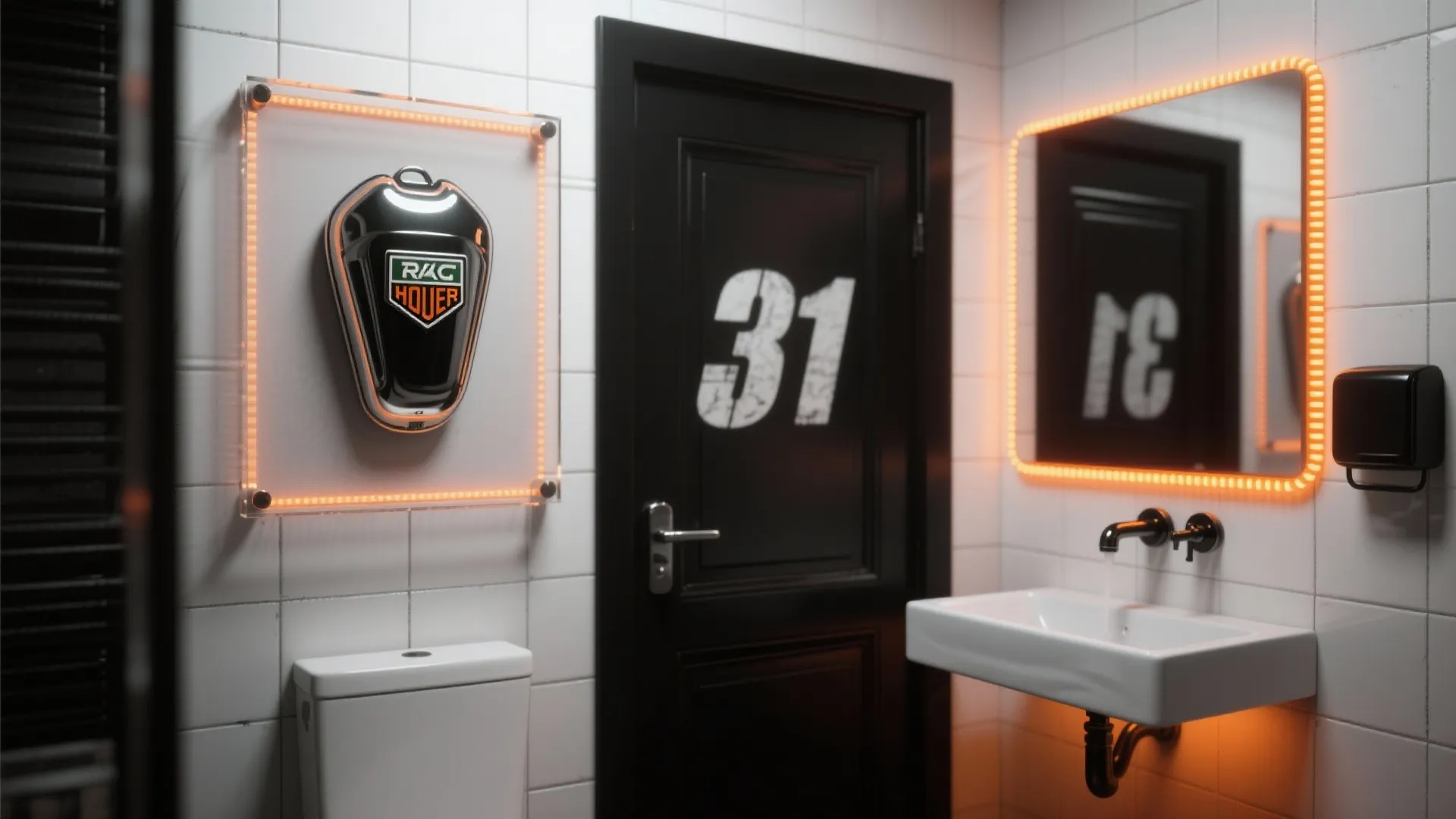 Idea 4: Vintage Badges, Stencils, and Subtle Neon