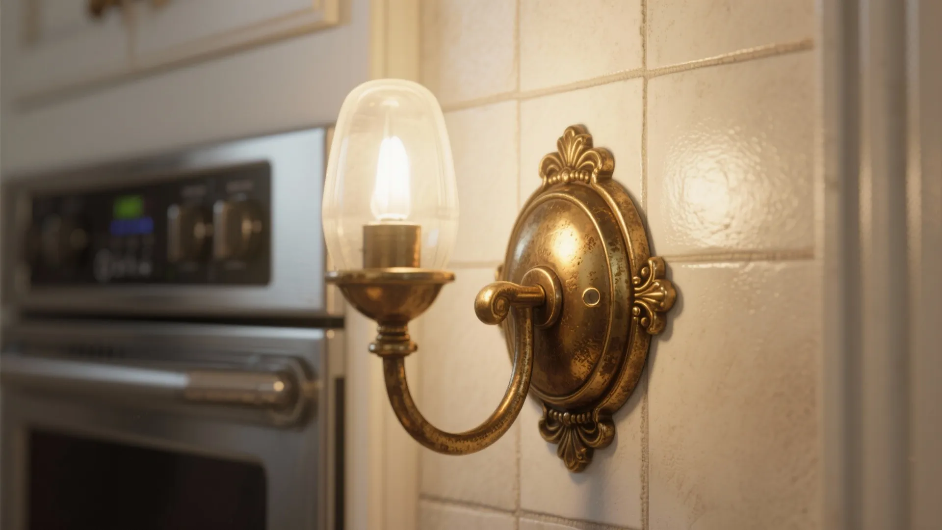 3. Vintage Brass Sconces as Statement Accents