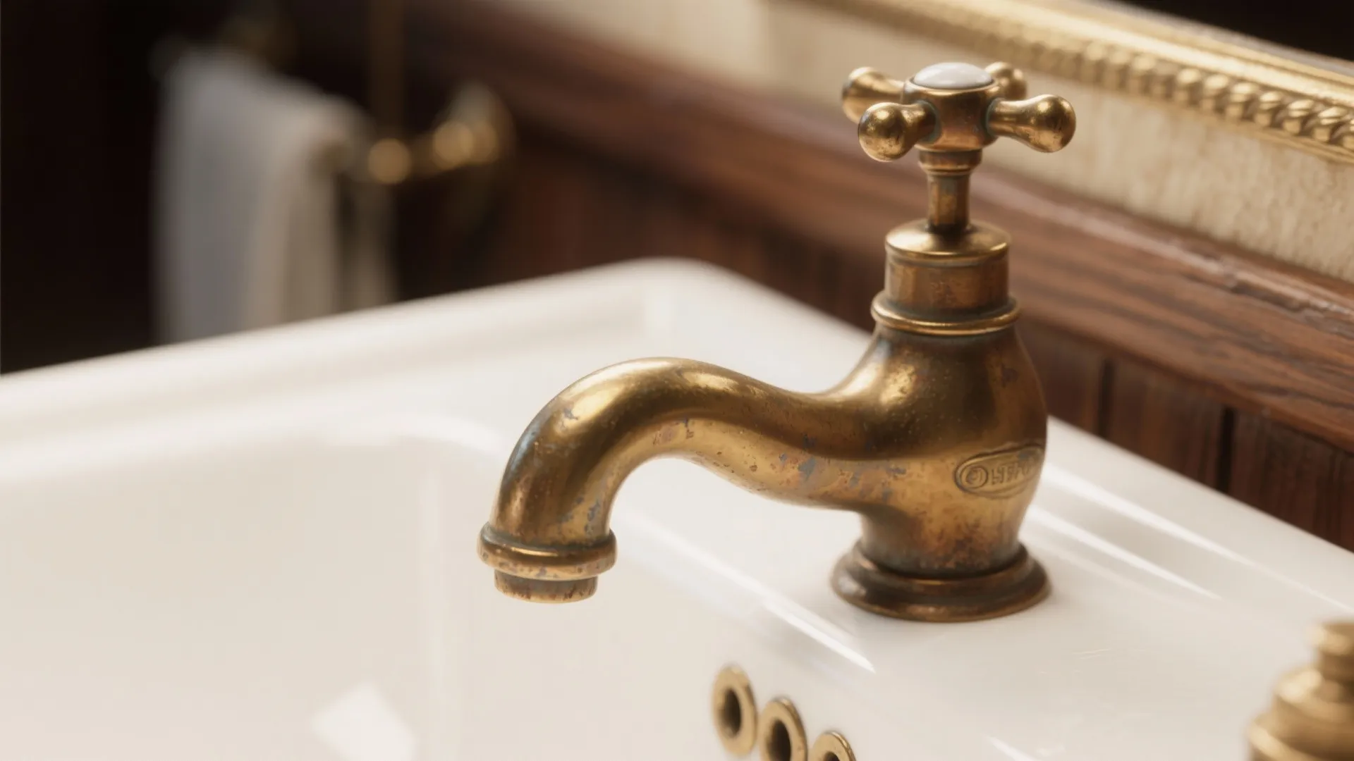 7. Vintage Brass Fixtures