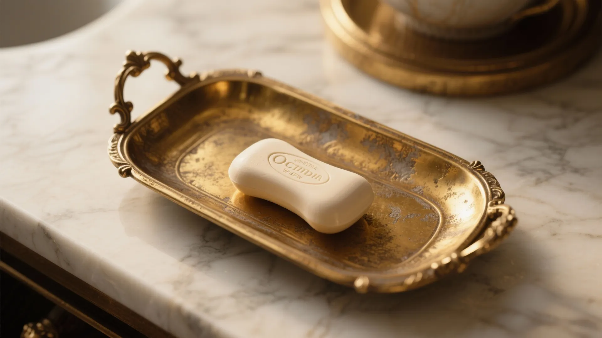 Vintage Brass Soap Tray